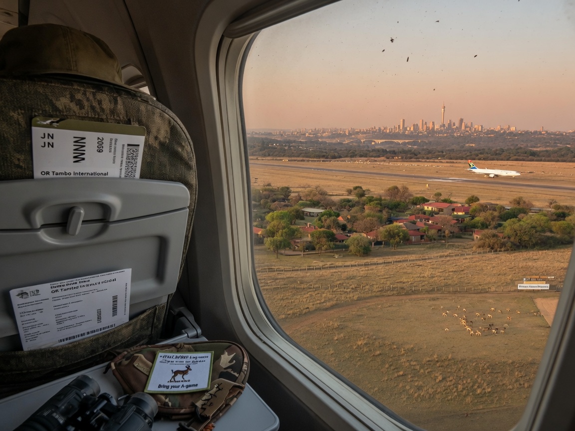 Flying into Joburg for Your First SA Safari