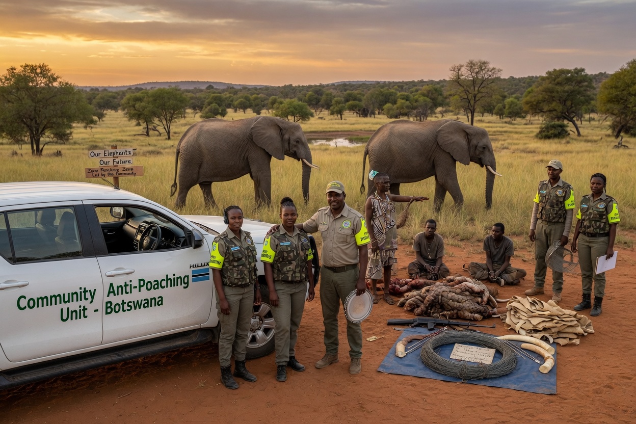 Fra krise til sejr: Botswana-samfundets anti-krybskytteri