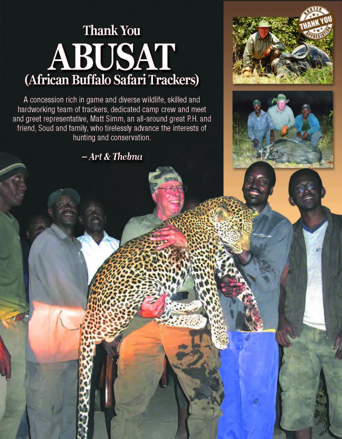 African Buffalo Safari Trackers Ltd