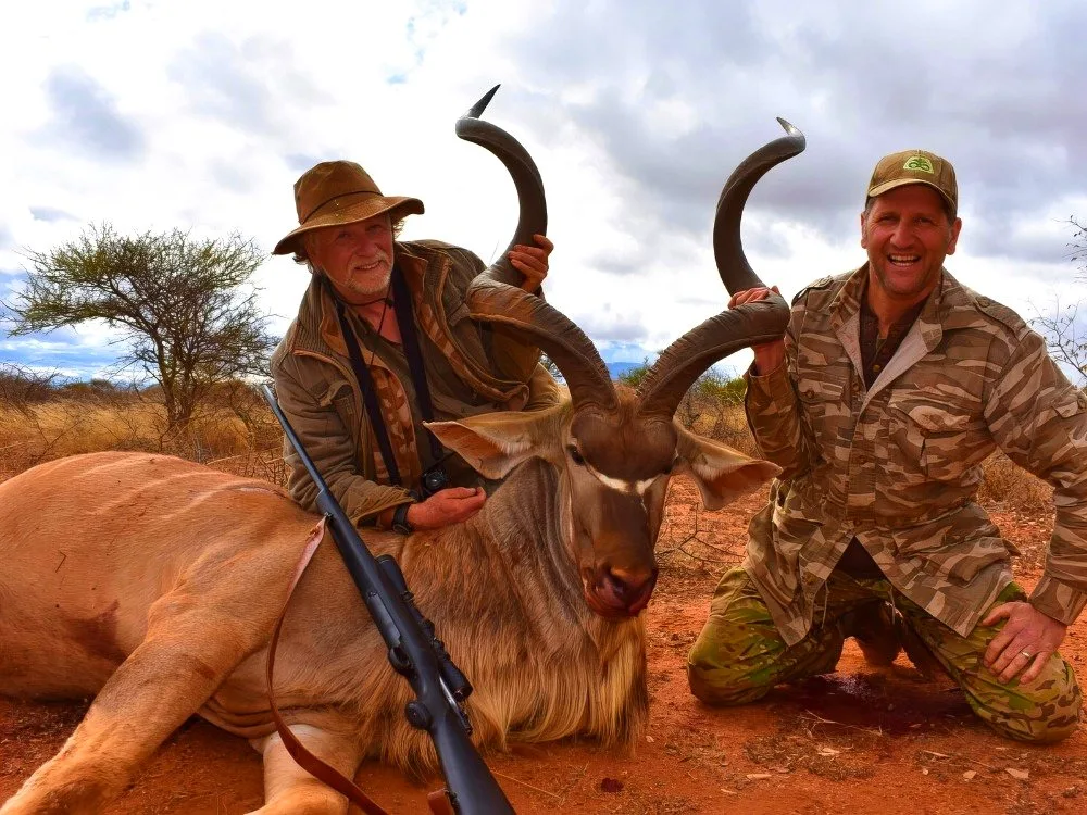Kudu bull, plains game hunting at Zulani Safaris